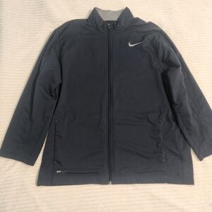 Nike Dri-Fit Navy Blue Full Zip Wind Breaker Jacket Men's Size 2XL